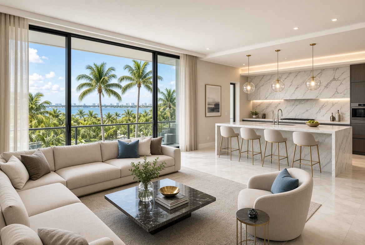 Luxury condo interior