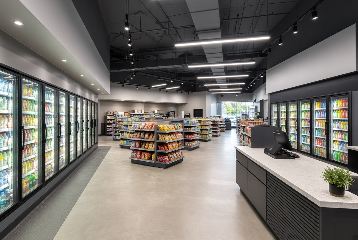 Convenience store interior